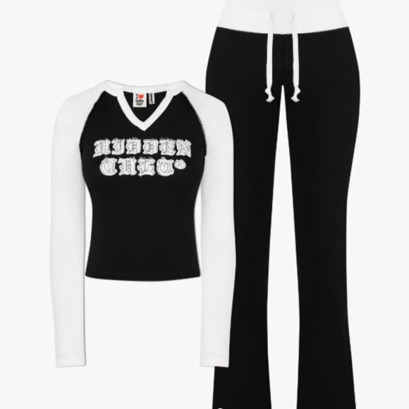 Other - Hidden Cult Monochrome Longsleeve Raglan Set